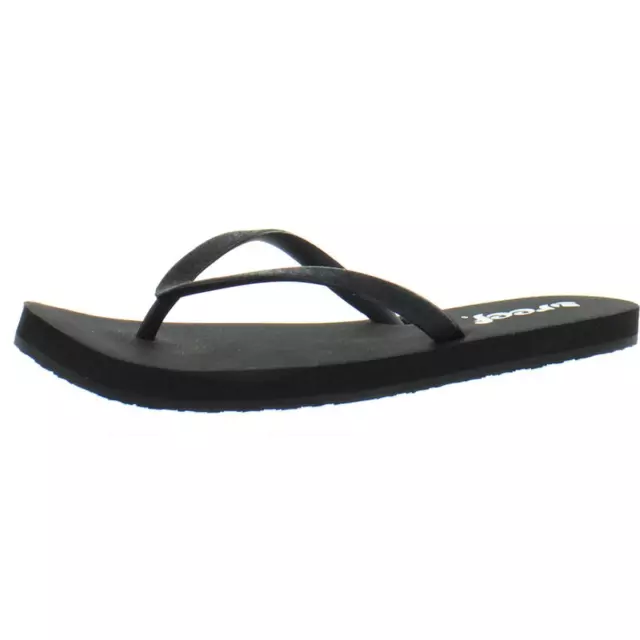REEF WOMENS STARGAZER Black Rubber Flip-Flops Shoes 5 Medium (B,M) BHFO ...