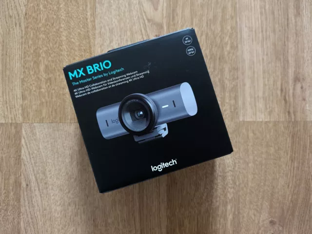 Logitech MX Brio - Ultra HD 4K Webcam, new and unused, in box