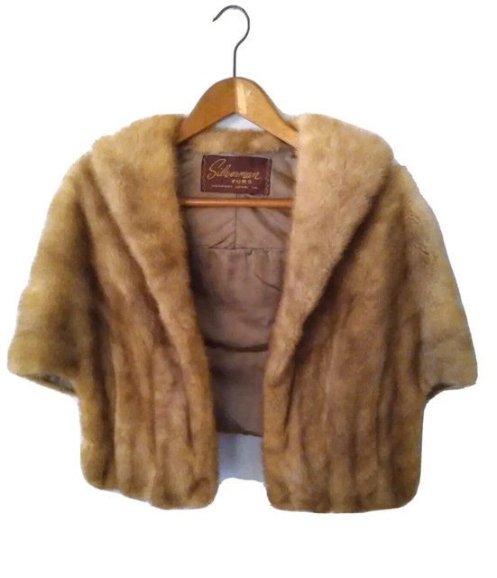 1950's Glamour Hollywood Style Genuine Pastel Mink Stole 1 size, evaluation $500