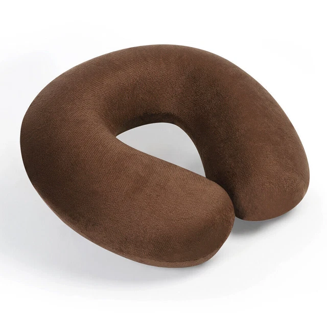 Memory Foam U-Shaped Travel Pillow Neck Support Head Rest Airplane Sleep Soft