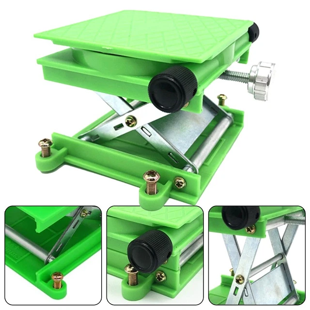 Pratique Lifting Platform Ascenceur Table Support Sol Mesure Outil Vert