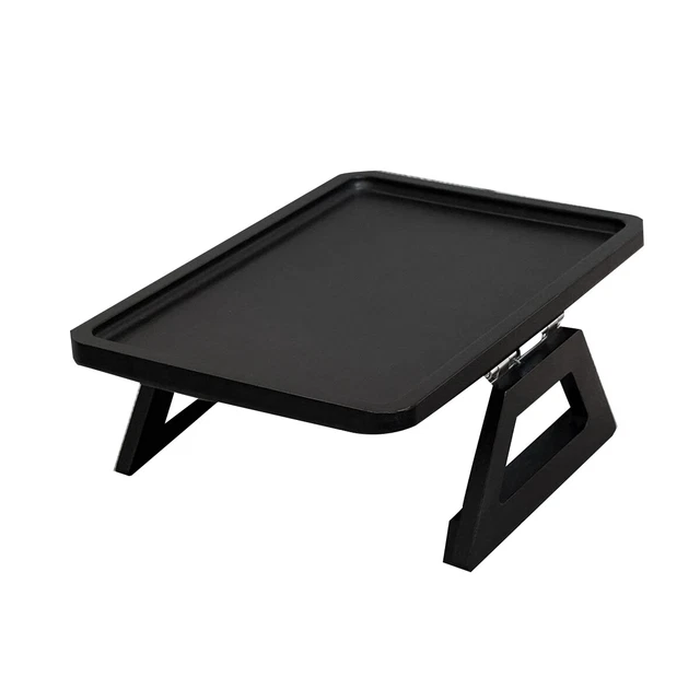 Plateau Accoudoir Canapé Bambou - 47x34cm - Antidérapant, Pliable - Table Appoint