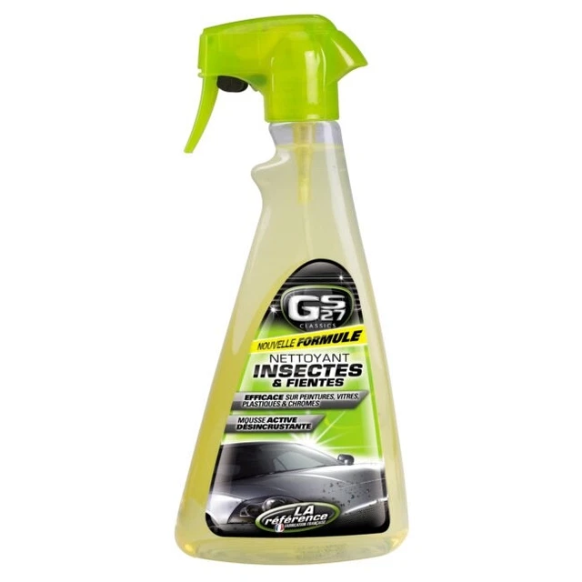 4 Nettoyants insectes et fientes GS27 Elimine les traces d'insectes et fientes..