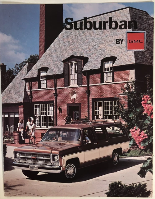 Vintage 1979 Gmc Suburban Advertising Dealer Brochure - Excellent Tri-Fold