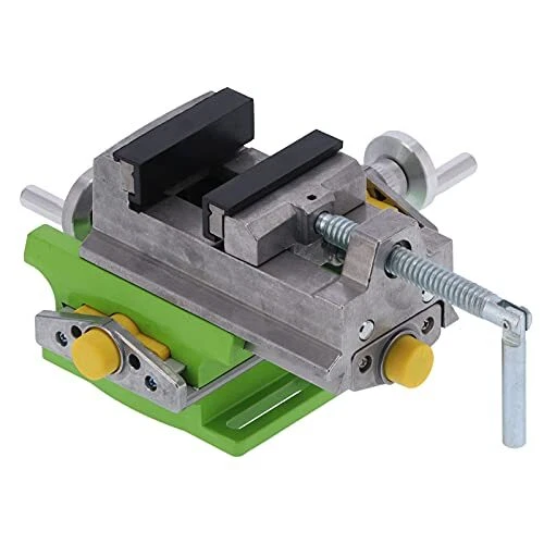 3-Inch Drill Press Vise Cross Slide Jaw Width Metal Milling Heavy Duty Metal