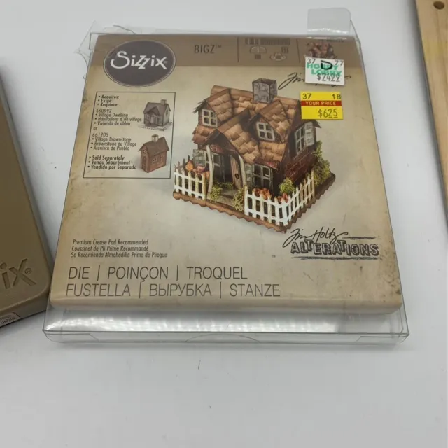 Tim Holtz ~ Village Bungalow Sizzix ~ BIGZ ~ House Die ~ 661196 ~ Raro