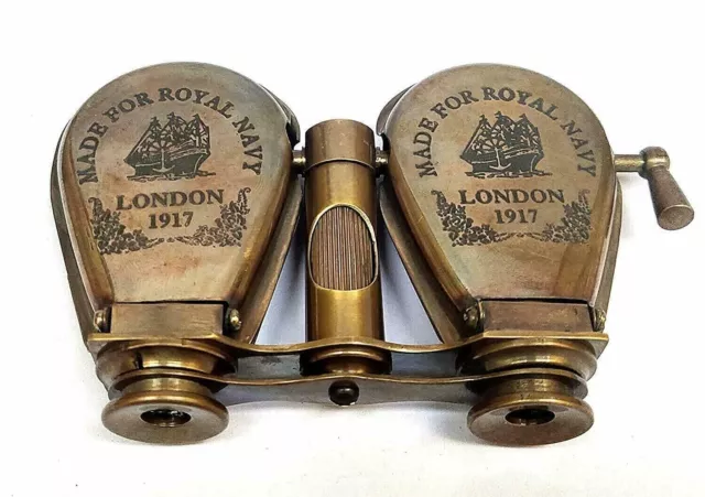 Maritime Brass Monocular Binocular Vintage Nautical spyglass ,Opera Glasses