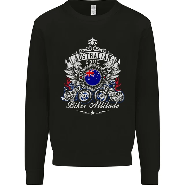 Felpa maglione Australian Biker Australia Motociclismo Bambini