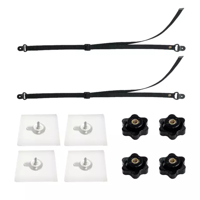 2x TV Safety Straps Secure Stand Adjustable Furniture Anti Tip Straps for TV