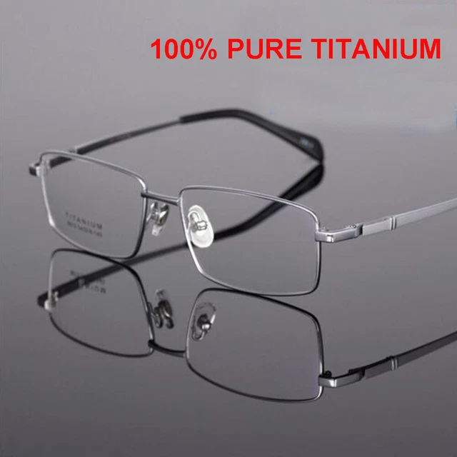 Reading Glasses +1.00 +1.50 to +6.00 Strength Black Titanium Spectacle Reader