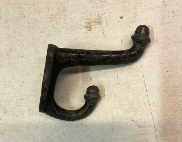 Vintage Federal Style Acorn Tip Antique Coat Hat Hook Hall Tree