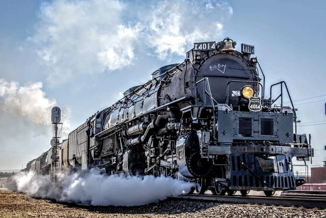 UNION PACIFIC PHOTO BIG Boy Steam Locomotive 4014 Railroad print UP ...