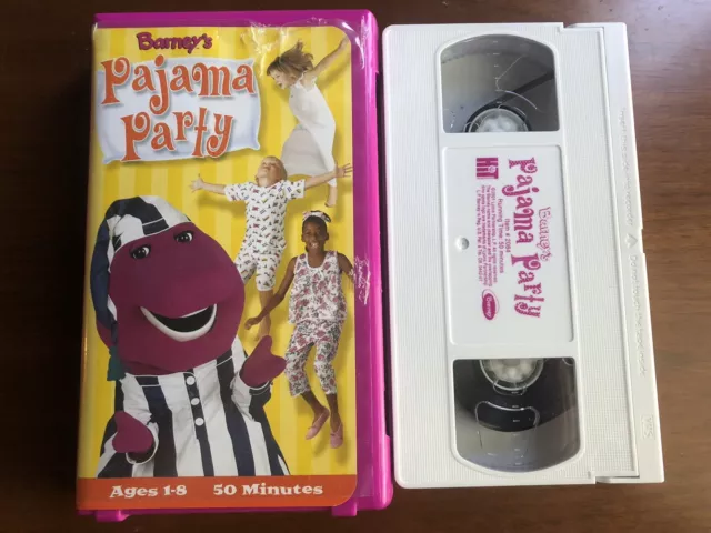 BARNEYS PAJAMA PARTY (VHS, 2001) $7.75 - PicClick