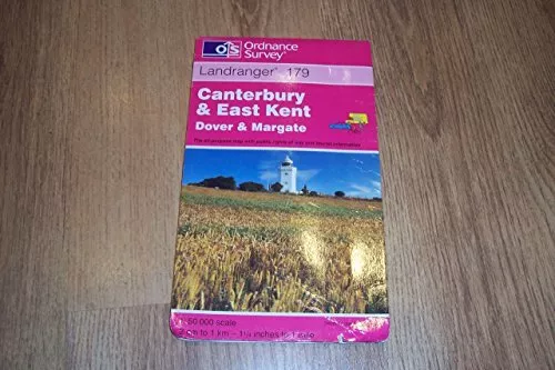 Canterbury and East Kent, Dover and Marg... by Ordnance Survey Sheet map, folded