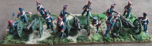 28mm Napoleonic French Horse Artillery of the Line. Perry Metal