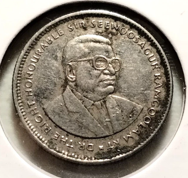 1990  Mauritius 20 Cents Coin  - KM#53 - Combined Shipping  (INV#9456)