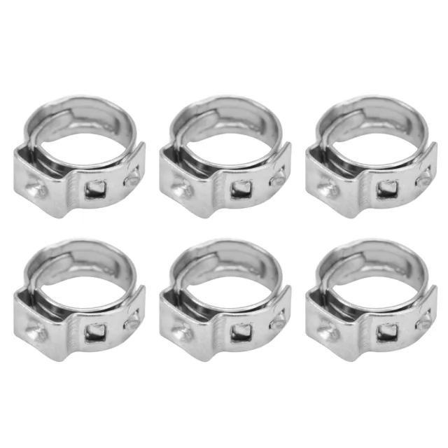 20Pcs Hose Clamp Adjustable Double Wire Hose Clamp For Industrial 11.3mm-13.8mm
