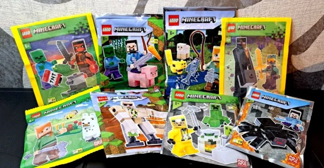 LEGO Minecraft Minifiguras para Elegir - Nuevo y Emb. Orig.