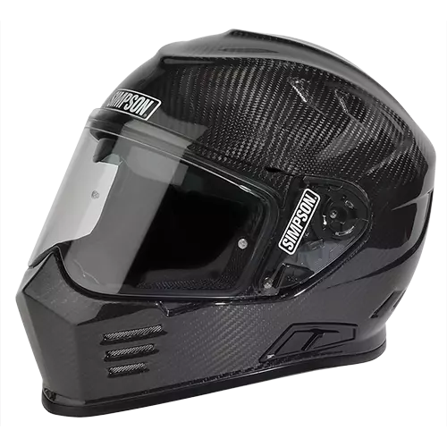 GBDLC Simpson Motorcycle Ghost Bandit Carbon Helmet