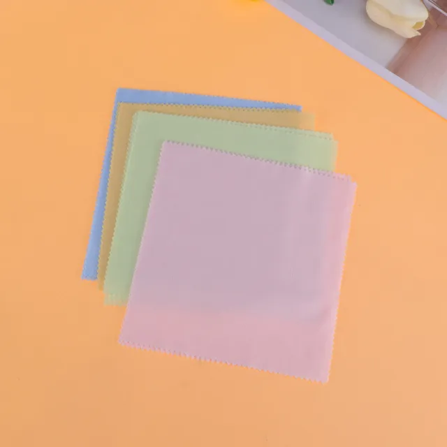 400 Pcs Glasses Cleaning Cloth Glasses Wiping Cloths Eye Glass Clean Cloths  Eye Glasses Microfiber Cleaning Cloth for Glasses Lens Wipes Fiber Cell