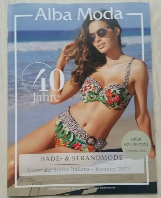 NEU Alba moda Mode Katalog Sommer 2021 40 Jahre Bademoden Strandmoden