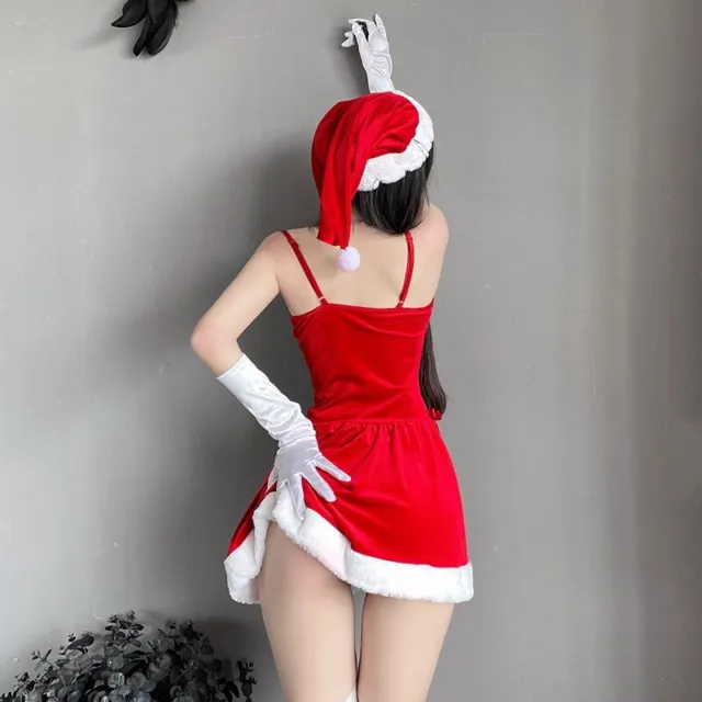 Abito di Natale Sexy per donne taglia unica Babbo Natale 2