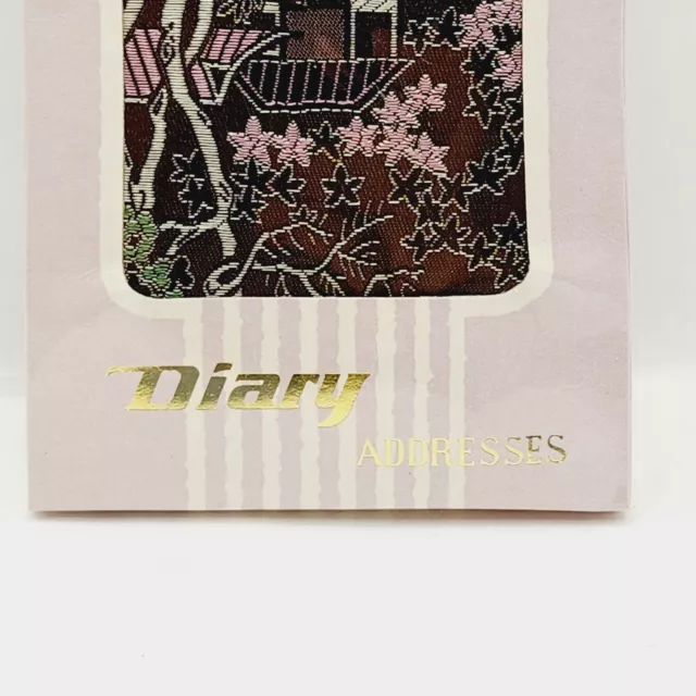 Diary Address Book Addresses Shanghai China Floral Textured House Stars 3