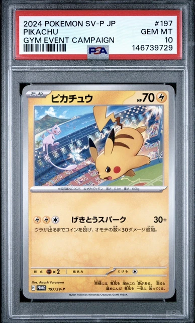 2025 POKEMON JAPANESE Sv-P Promo Gym Event Campaign #291 Pikachu