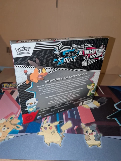 POKEMON TCG - Black Bolt and White Flare Poster Collection Box - Sealed ...