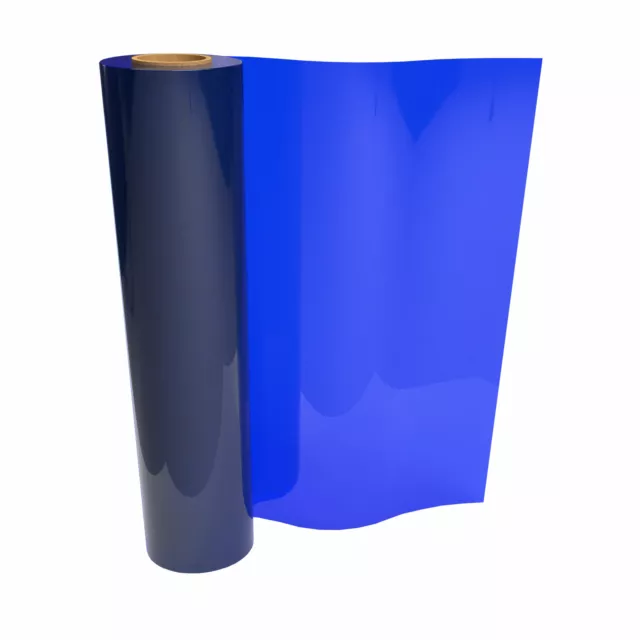 100mX25cm Glasschutzfolie selbstklebend blau UV Sichtschutzfolie Milchglasfolie