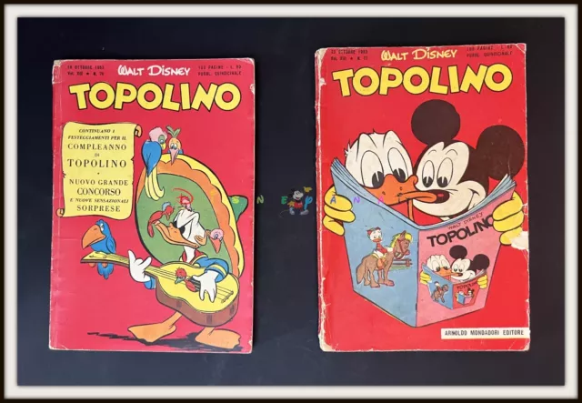 ⭐ TOPOLINO libretto # 76 / 77 - Disney Mondadori 1953 - DISNEYANA.IT ⭐