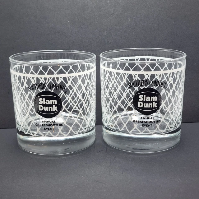 Set Of 2 Southern Comfort 3.4" On The Rocks Whiskey Glasses Barware Man Cave