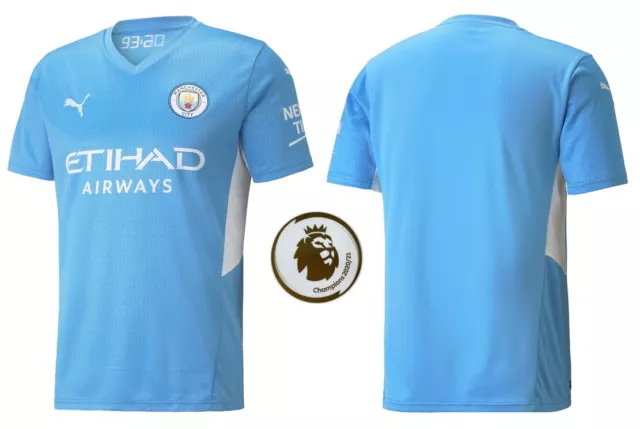 Trikot Puma Manchester City 2021-2022 Home PL I Heim ManCity + Spielernummer