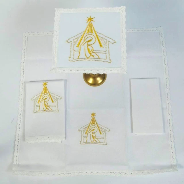 TALPGOD 4 Pack Altar Supplies Linen Corporal For Churches 10 thumbnail image