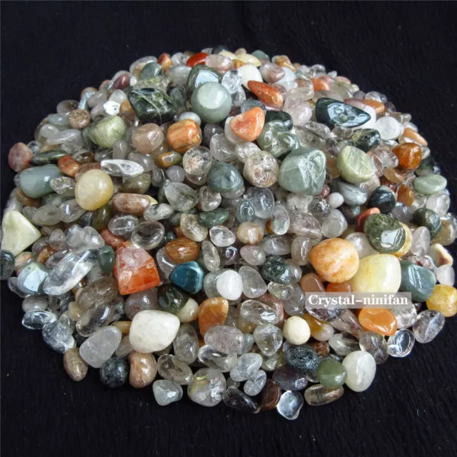 1/2lb Different Mixed Crystal Tumbled stones Polished Natural Gemstones Healing