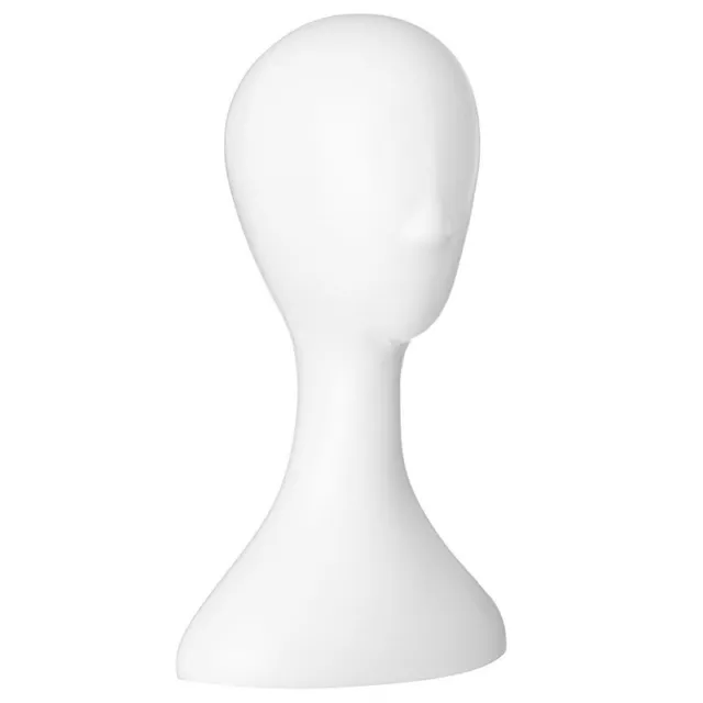 Lady high plastic head wig head female model head White S7G47385