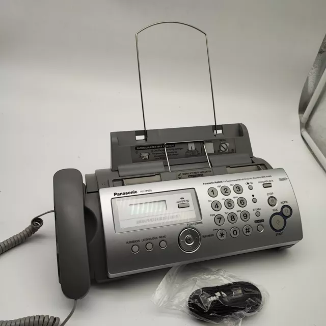 PANASONIC Faxgerät KX-FP 205 Fax & Telefon vom Händler Guter Zustand &Technik