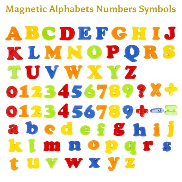 LARGE LETTERS Alphabet & Numbers Fridge Toys Kids
