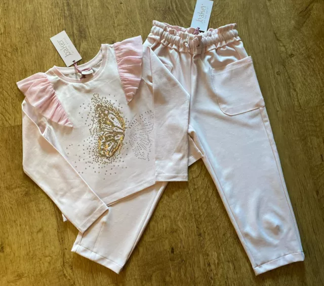 BNWT🎀 TED BAKER 🎀 girls butterfly outfit set 4-5 years new gift RRP £50 new