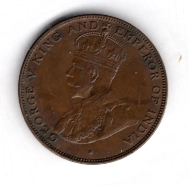 Hong Kong, 1 Cent 1926.           DY12345