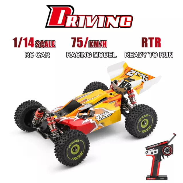 WLtoys XKS 144010 2.4G 1/14 RC Auto 4WD 75km/h High Speed Buggy OffRoad Car