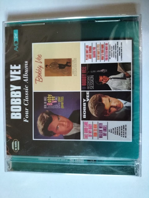 BOBBY VEE FOUR CLASSIC ALBUMS ORIGINAL 2 x CD BRAND NEW SEALED