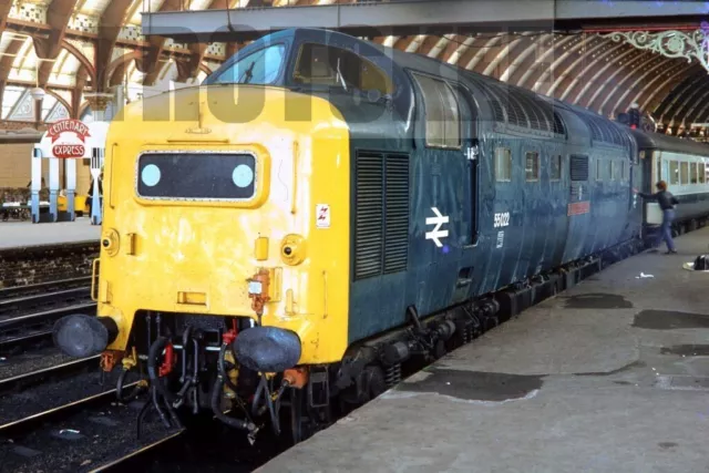 35mm Slide BR British Rail Diesel Loco Class 55 Deltic 55022 York 1979 Original