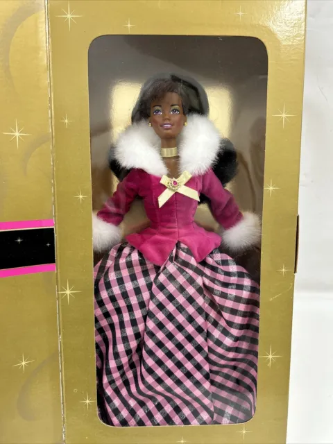 Winter Rhapsody Barbie Special Edition African American Avon Exclusive 1996