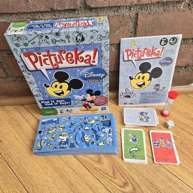 Pictureka! Disney Edition Board Game Hasbro 2009 Family Fun Board Game Complete