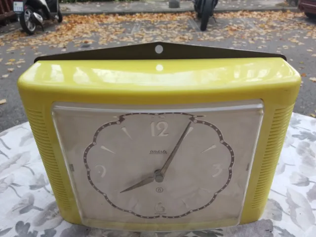 wherlo orologio da parete vintage anni 70 modernariato
