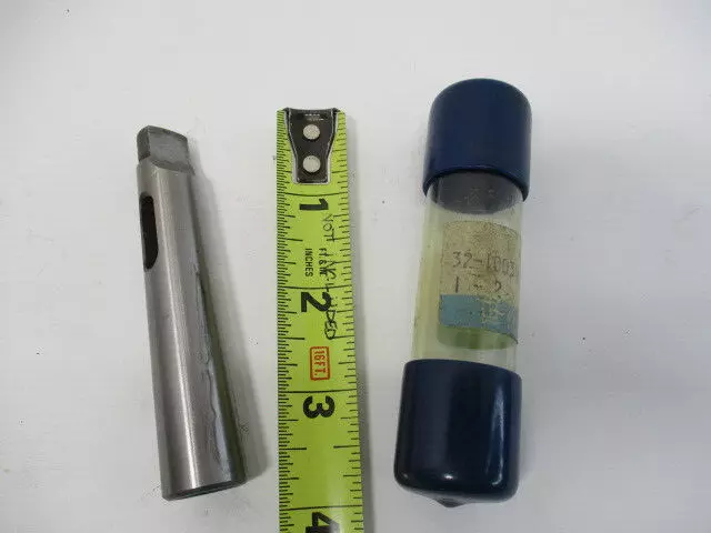 BUTTERFIELD England Morse Taper Sleeve Adapter #2 OD to #1 ID, W/ OEM Tube, LNOS