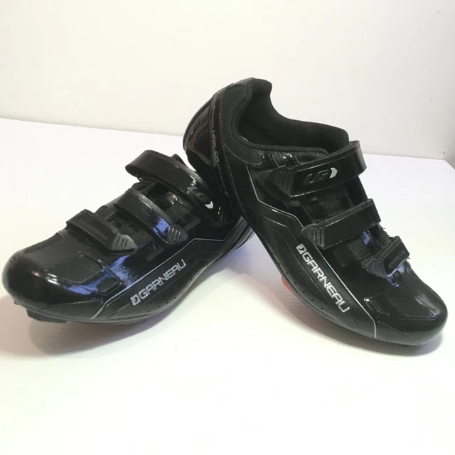 LOUIS GARNEAU HRS 80 Chrome Cycling Shoes Mens Sz 13.5 Black EUR