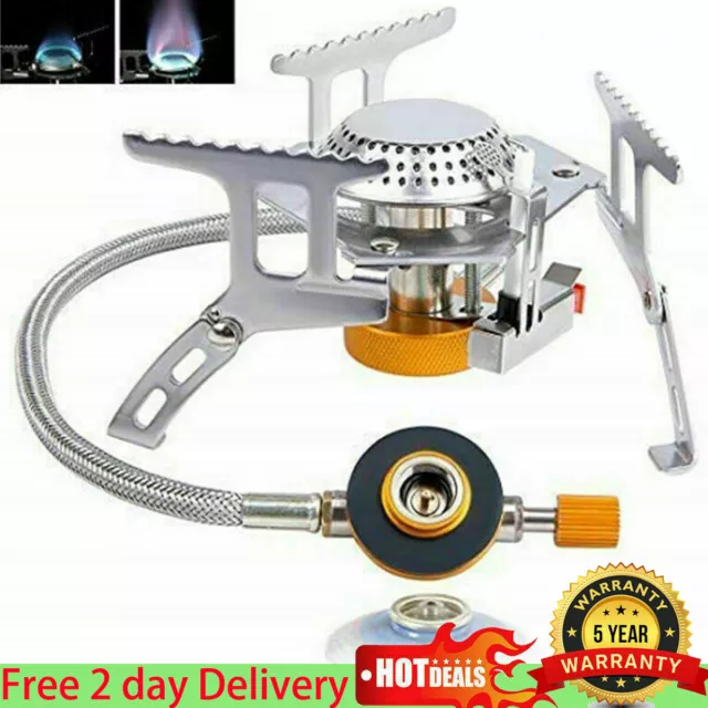 3500W Portable Gas-Burner Fishing Outdoor Cooking Camping Picnic Cook Stove Tool