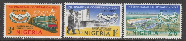 Vn107 Nigeria #178-180  Stamp Set Mint Og Never Hinged $16.00